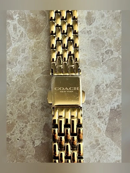 Coach Women's Cadie Quartz Gold-Tone Stainless Steel Watch - Picture 8 of 12